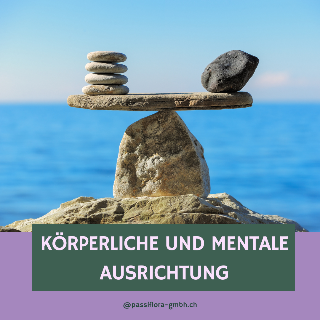 Richtige Ausrichtung körperlich und mental