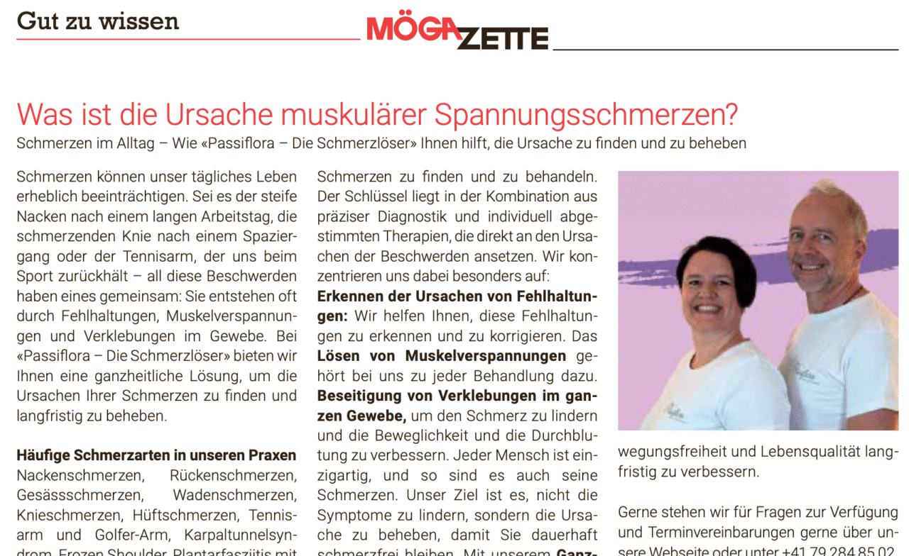 Passiflora in der Mögazette